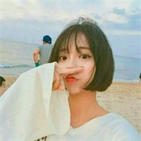 短发女生海边个性头像