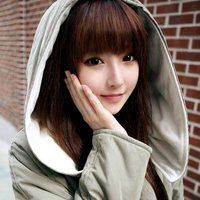 戴帽子女生唯美小清新头像