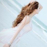 唯美的女生qq头像海边