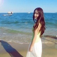唯美的女生qq头像海边