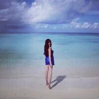 唯美的女生qq头像海边