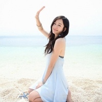 唯美的女生qq头像海边