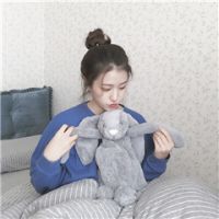 韩范闺蜜头像二人分开二张