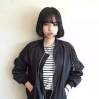 小清新女生短发头像