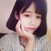 小清新女生短发头像