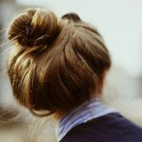 丸子头可爱女生头像