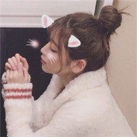 丸子头可爱女生头像