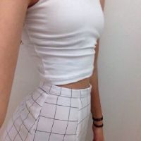 女生没有头的头像半身