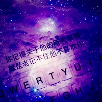 键盘背景的文字头像