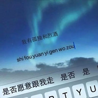 键盘背景的文字头像