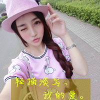 美少女图片文字头像
