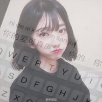 qq键盘头像女生带字