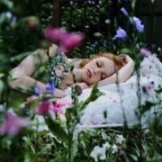 欧美清新绿色头像女生头像