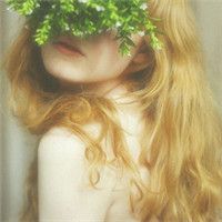 欧美清新绿色头像女生头像