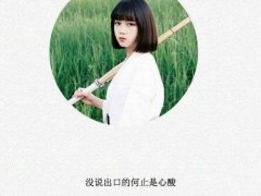 没说出口的何止是心酸 女生文字图片