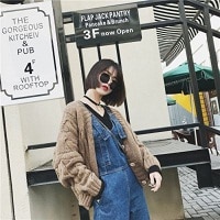 侧脸头像短发女生高冷