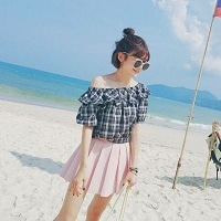 侧脸头像短发女生高冷