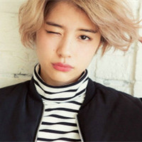 侧脸头像短发女生高冷