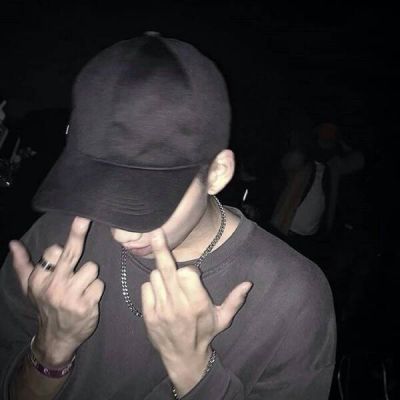 男生装逼头像