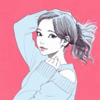 知性女卡通微信头像