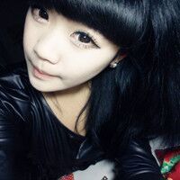 冷酷气质黑衣女生头像