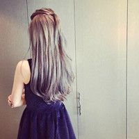 漂亮酷拽女生背影头像