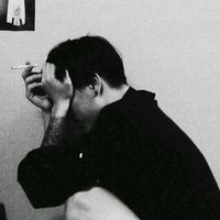 黑白抽烟头像男生头像