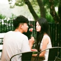 一张两个人的情侣头像