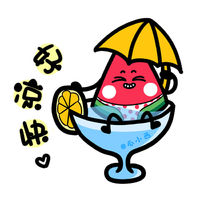 西瓜卡通微信头像