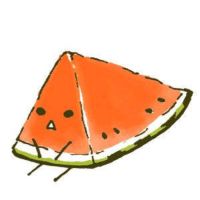 西瓜卡通微信头像
