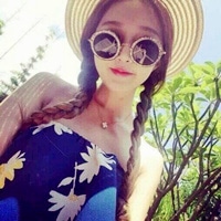 酷酷的墨镜女生头像