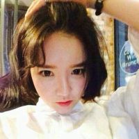 qq头像女生短发齐耳