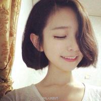 qq头像女生短发齐耳
