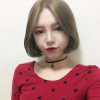 qq头像女生短发齐耳