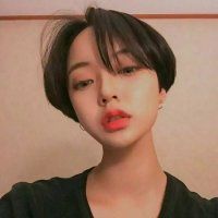 qq头像女生短发齐耳
