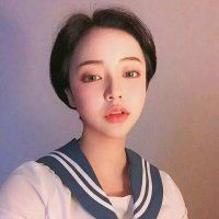 qq头像女生短发齐耳