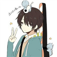 剪刀手男生头像