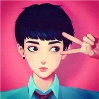 剪刀手男生头像