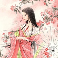 古风二次元小清新女生头像