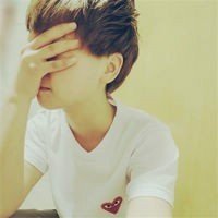 男生捂脸头像