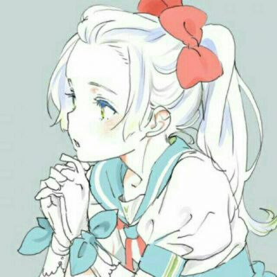 卡通丸子头女生头像