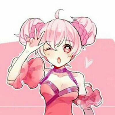 卡通丸子头女生头像
