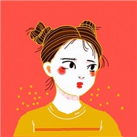 卡通丸子头女生头像