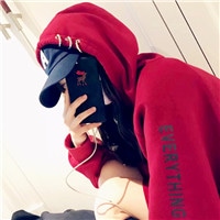 女生穿红色衣服头像