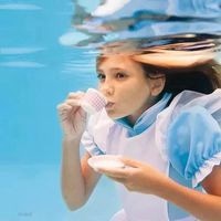 欧美纯色头像女