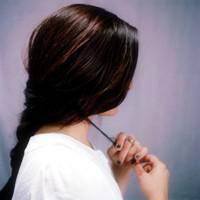 欧美纯色头像女