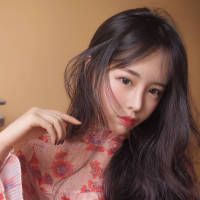 粉色闺蜜头像一对两张