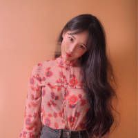 粉色闺蜜头像一对两张