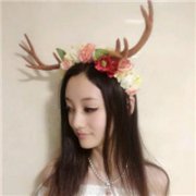 带鹿角女生头像 带鹿角女生图片