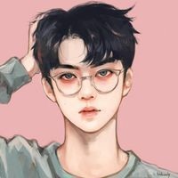半身卡通男生头像